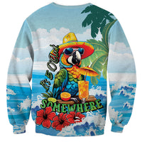 Funny Parrot Margarita Five O'clock Somewhere Sweatshirt