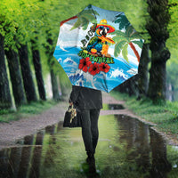 Funny Parrot Margarita Five O'clock Somewhere Umbrella