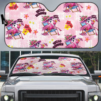 Hawaii Flamingo Hello Summer Auto Sun Shade Hawaiian Quilt Pattern