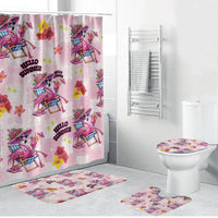 Hawaii Flamingo Hello Summer Bathroom Set Hawaiian Quilt Pattern