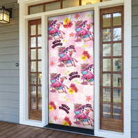 Hawaii Flamingo Hello Summer Door Cover Hawaiian Quilt Pattern