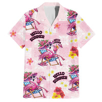 Hawaii Flamingo Hello Summer Hawaiian Shirt Hawaiian Quilt Pattern LT9 Pink - Polynesian Pride