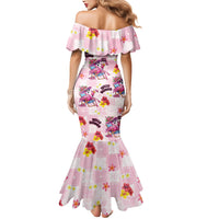 Hawaii Flamingo Hello Summer Mermaid Dress Hawaiian Quilt Pattern LT9 - Polynesian Pride