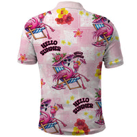 Hawaii Flamingo Hello Summer Polo Shirt Hawaiian Quilt Pattern