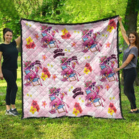 Hawaii Flamingo Hello Summer Quilt Hawaiian Quilt Pattern