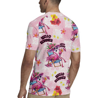 Hawaii Flamingo Hello Summer Rugby Jersey Hawaiian Quilt Pattern