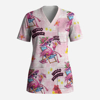 Hawaii Flamingo Hello Summer Scrub Top Hawaiian Quilt Pattern