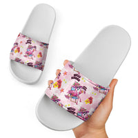 Hawaii Flamingo Hello Summer Slide Sandals Hawaiian Quilt Pattern