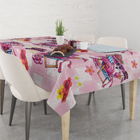 Hawaii Flamingo Hello Summer Tablecloth Hawaiian Quilt Pattern