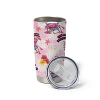 Hawaii Flamingo Hello Summer Tumbler Cup Hawaiian Quilt Pattern