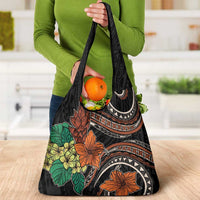 Vintage Hibiscus Pacific Floral Grocery Bag LT9 - Polynesian Pride