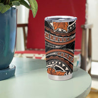 Vintage Hibiscus Pacific Floral Tumbler Cup LT9 - Polynesian Pride
