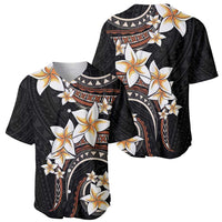 Vintage Plumeria Pacific Floral Baseball Jersey