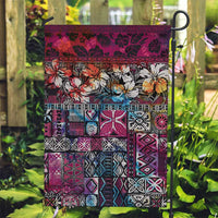 Pacific Hibiscus Tapa Tribal Vintage Garden Flag Pink Motif LT9 Garden Flag Pink - Polynesian Pride