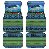 Personalised Fiji Viti Levu Car Mats Tagimoucia and Tapa Tribal Pattern LT9 - Polynesian Pride