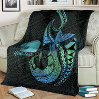 Personalised Hawaii Kure Atoll Blanket Holaniku Coral Reef with Polynesian Tribal LT9 - Polynesian Pride