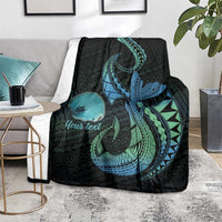 Personalised Hawaii Kure Atoll Blanket Holaniku Coral Reef with Polynesian Tribal LT9 - Polynesian Pride