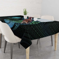 Personalised Hawaii Kure Atoll Tablecloth Holaniku Coral Reef with Polynesian Tribal LT9 - Polynesian Pride