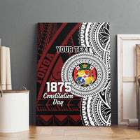Personalised Tonga Constitution Day 1875 Canvas Wall Art Polynesian Tribal Tattoo LT9 - Polynesian Pride