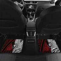 Personalised Tonga Constitution Day 1875 Car Mats Polynesian Tribal Tattoo LT9 Set 2pcs - Back Red - Polynesian Pride