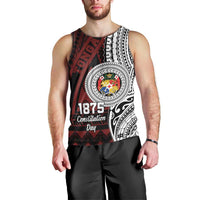 Personalised Tonga Constitution Day 1875 Men Tank Top Polynesian Tribal Tattoo LT9 - Polynesian Pride