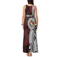 Personalised Tonga Constitution Day 1875 Tank Maxi Dress Polynesian Tribal Tattoo LT9 - Polynesian Pride