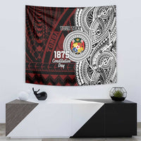 Personalised Tonga Constitution Day 1875 Tapestry Polynesian Tribal Tattoo LT9 - Polynesian Pride