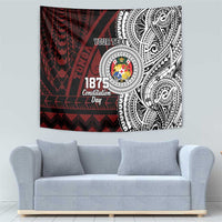 Personalised Tonga Constitution Day 1875 Tapestry Polynesian Tribal Tattoo LT9 - Polynesian Pride