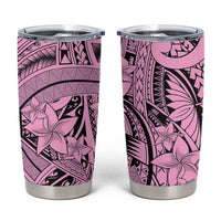 Pink Pacific Flowers Tribal Polynesian Spirit Tumbler Cup LT9 Pink - Polynesian Pride