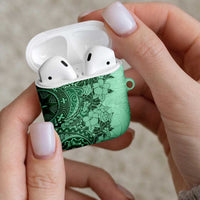Polynesia AirPods Case Hibiscus Hawaiian Tribal Tattoo Retro Green LT9 - Polynesian Pride