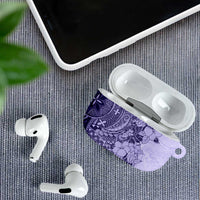Polynesia AirPods Case Hibiscus Hawaiian Tribal Tattoo Retro Violet LT9 - Polynesian Pride