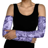 Polynesia Arm Sleeves Hibiscus Hawaiian Tribal Tattoo Retro Violet LT9 - Polynesian Pride