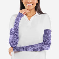 Polynesia Arm Sleeves Hibiscus Hawaiian Tribal Tattoo Retro Violet LT9 - Polynesian Pride