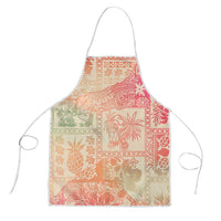 Hawaii Sweat Pink Ombre Apron Aloha Tribal Pattern LT9 Pink - Polynesian Pride