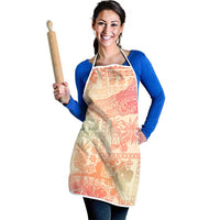 Hawaii Sweat Pink Ombre Apron Aloha Tribal Pattern LT9 - Polynesian Pride