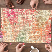 Hawaii Sweat Pink Ombre Puzzle Aloha Tribal Pattern LT9 - Polynesian Pride