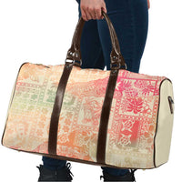 Hawaii Sweat Pink Ombre Travel Bag Aloha Tribal Pattern - Polynesian Pride
