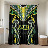 Rugby Cook Islands Avaiki Bathroom Set Black Kuki Airani Tribal Maori Inspired - Polynesian Pride