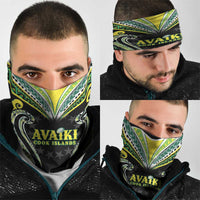 Rugby Cook Islands Avaiki Neck Gaiter Black Kuki Airani Tribal Maori Inspired - Polynesian Pride