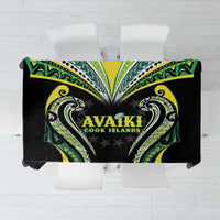 Rugby Cook Islands Avaiki Tablecloth Black Kuki Airani Tribal Maori Inspired LT9 Black - Polynesian Pride