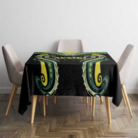 Rugby Cook Islands Avaiki Tablecloth Black Kuki Airani Tribal Maori Inspired LT9 - Polynesian Pride