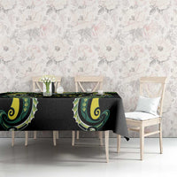 Rugby Cook Islands Avaiki Tablecloth Black Kuki Airani Tribal Maori Inspired LT9 - Polynesian Pride