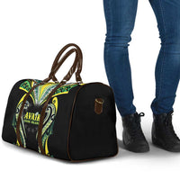 Rugby Cook Islands Avaiki Travel Bag Black Kuki Airani Tribal Maori Inspired - Polynesian Pride