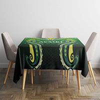 Rugby Cook Islands Avaiki Tablecloth Green Kuki Airani Tribal Maori Inspired LT9 - Polynesian Pride