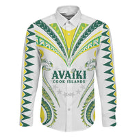 Custom Rugby Cook Islands Avaiki Family Matching Summer Maxi Dress and Hawaiian Shirt White Kuki Airani Tribal Maori Inspired - Polynesian Pride