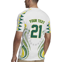 Custom Rugby Cook Islands Avaiki Rugby Jersey White Kuki Airani Tribal Maori Inspired - Polynesian Pride