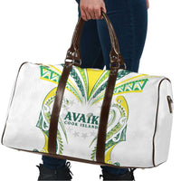 Rugby Cook Islands Avaiki Travel Bag White Kuki Airani Tribal Maori Inspired - Polynesian Pride