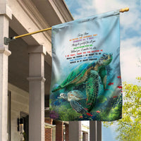 Polynesia Mother's Day Garden Flag Magnificent Sea Turtle Of Love and Gratitude LT9 House Flag Blue - Polynesian Pride