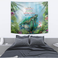 Polynesia Mother's Day Tapestry Magnificent Sea Turtle Of Love and Gratitude LT9 - Polynesian Pride