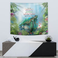 Polynesia Mother's Day Tapestry Magnificent Sea Turtle Of Love and Gratitude LT9 - Polynesian Pride